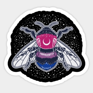 Bisexual Bee Proud LGBT Pride Flag Sticker